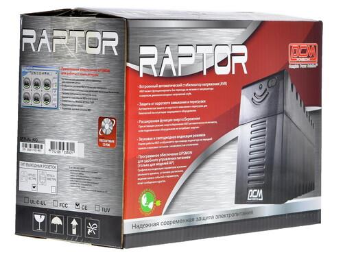 ИБП Powercom Raptor RPT-1000A ИБП Powercom Raptor RPT-1000A — Комплект и дополнительный ракурс