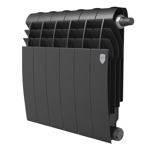 Биметаллический радиатор отопления Royal Thermo BiLiner 350 Noir Sable VR80 6 секций