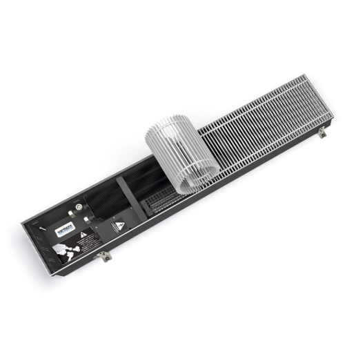 Внутрипольный конвектор Varmann Qtherm Q 230.110.800 RR U RAL9005