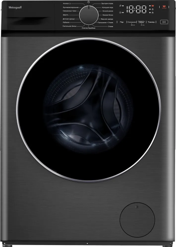 Стиральная машина Weissgauff WM 4627 Touch Inverter Steam Grey