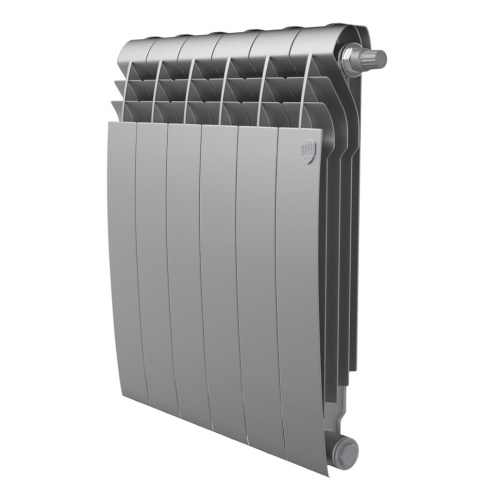 Биметаллический радиатор отопления Royal Thermo BiLiner 500 Silver Satin VR80 6 секций