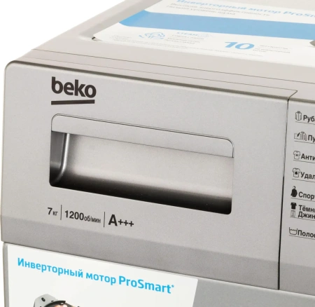 Стиральная машина Beko RSPE78612S 15 программ, пар